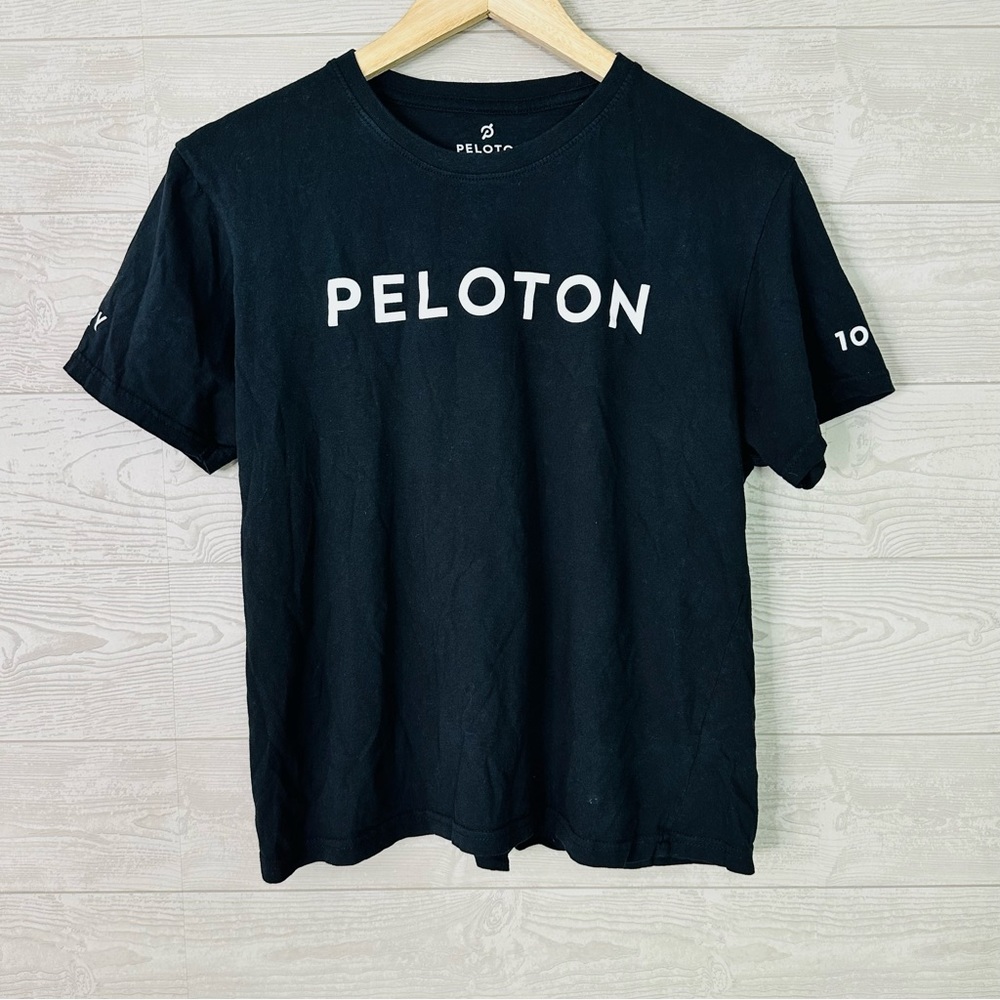 PELOTON Black Tee Small